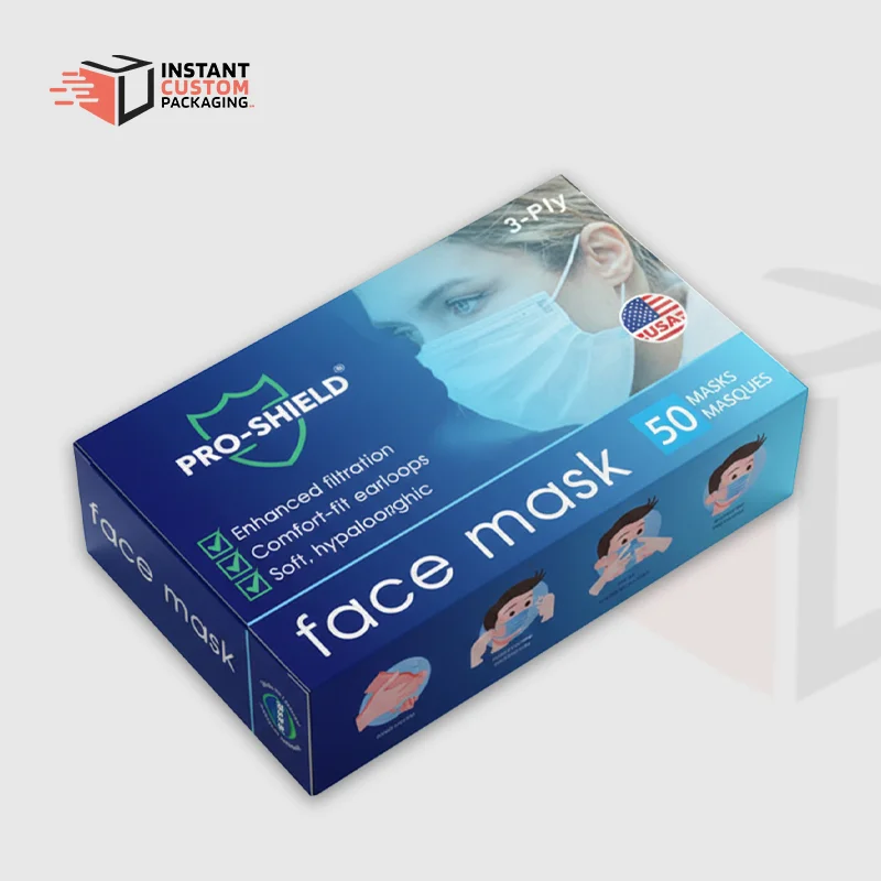 Face Mask Boxes | Instant Custom Packaging UK